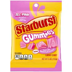 STARBURST GUMMIES ALL PINK 5oz
