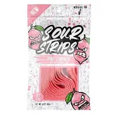 SOUR STRIPS PINK LEMONADE 3.40 OZ